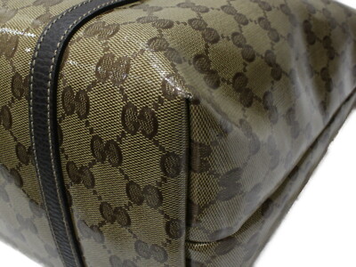 Gucci Tote Bag With Cloth 265695 Gg Crystal Beige Brown Gucci Tote Bag With Cloth 265695 Gg Crystal Beige Brown