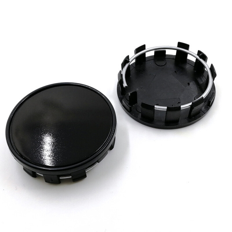 68mm Full Black Car Wheel Hub Center Caps Auto Rim DustProof Cover