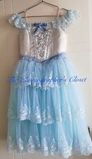 Graduation Ball Clara Nutcr Doll Blue Ballet Party Dress Costume Girls 11 12 M/L