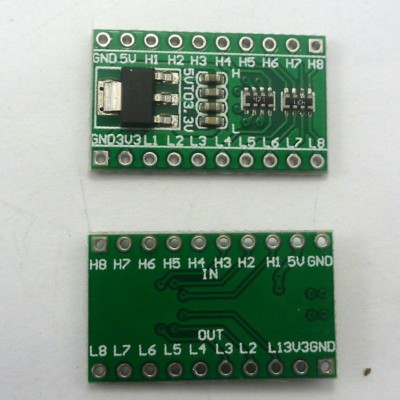2P 8Ch 3.3V 5V Converter & AMS1117 DC Board for arduiuo IIC I2C UART Logic Level