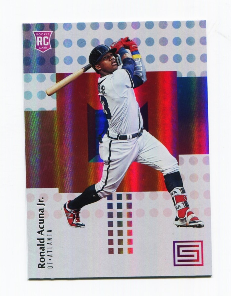2018 Panini Status Ronald Acuna Rookie Card #21 Atlanta Braves | eBay