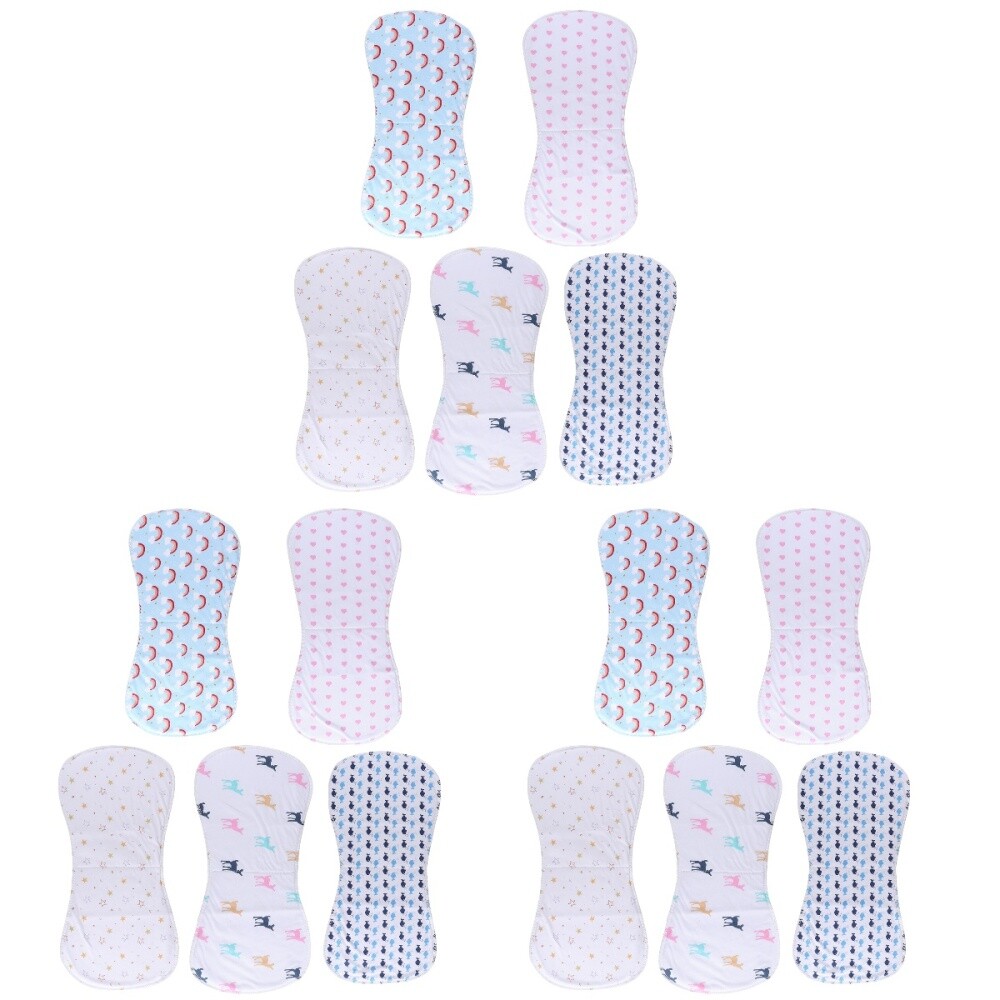 3 Pieces Burp Cloths Washcloths Towel Spitting Toddler Baby