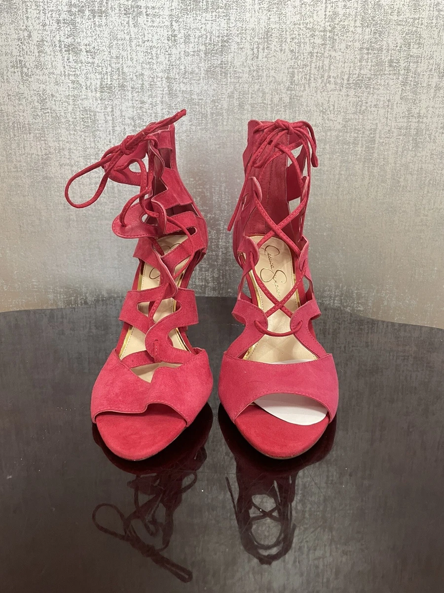Jessica Simpson Light Pink Lace High Heels Pumps US Size 10M