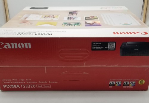 Canon Pixma TS3320 Wireless Printer Copy Scanner Black Works with Alexa New NIB - 第 10/11 張圖片