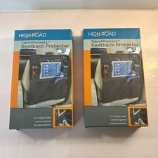 2 Car Seat Protectors With Tablet Pocket Brand New In Box