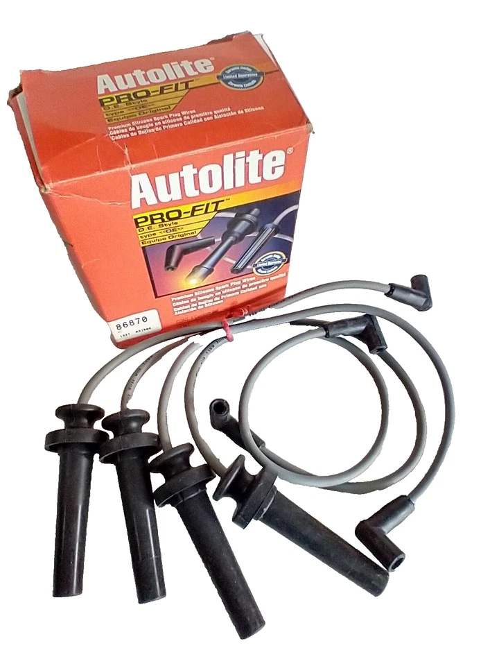 Juego de cables de bujía de silicona premium 7,5 mm PRO-FIT AUTOLITE 86870 Foto 2 de 4