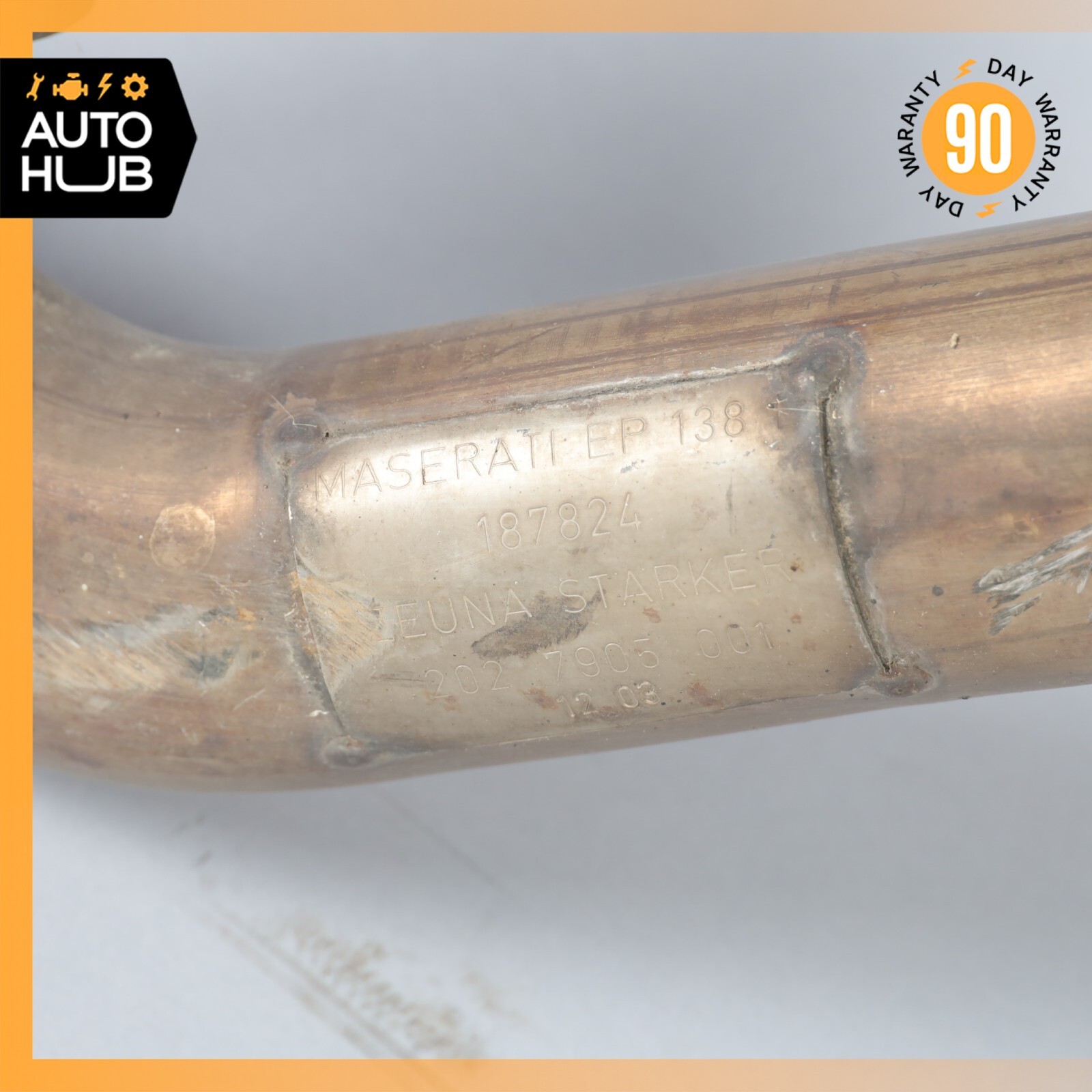 02-07 Maserati Coupe 4200 GT M138 4.2L Exhaust Pipes Left & Right Side Set OEM