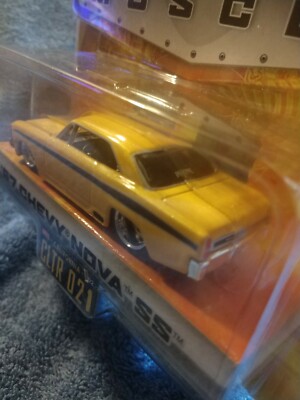DUB CITY BIGTIME CHEVY NOVA SS 1967年 Jada DUB CITY BIGTIME Muscle 67 1967 Chevy Nova SS Silver w