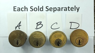 Variation: Yale & Sager Mortise Cylinders, keyed alike ONE service key per order