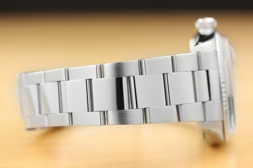 ROLEX MENS DATEJUST 16014 BLACK DIAL 18K WHITE GOLD BEZEL & STEEL WATCH - Picture 7 of 8