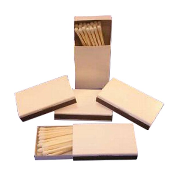50 Plain White Cover Wooden Match Boxes Matches for sale online eBay