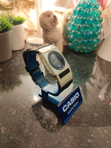 1999 Vintage Casio 2320 FS-01 Analog Digital Blue Edition Film Watch Dual Time - Picture 12 of 24