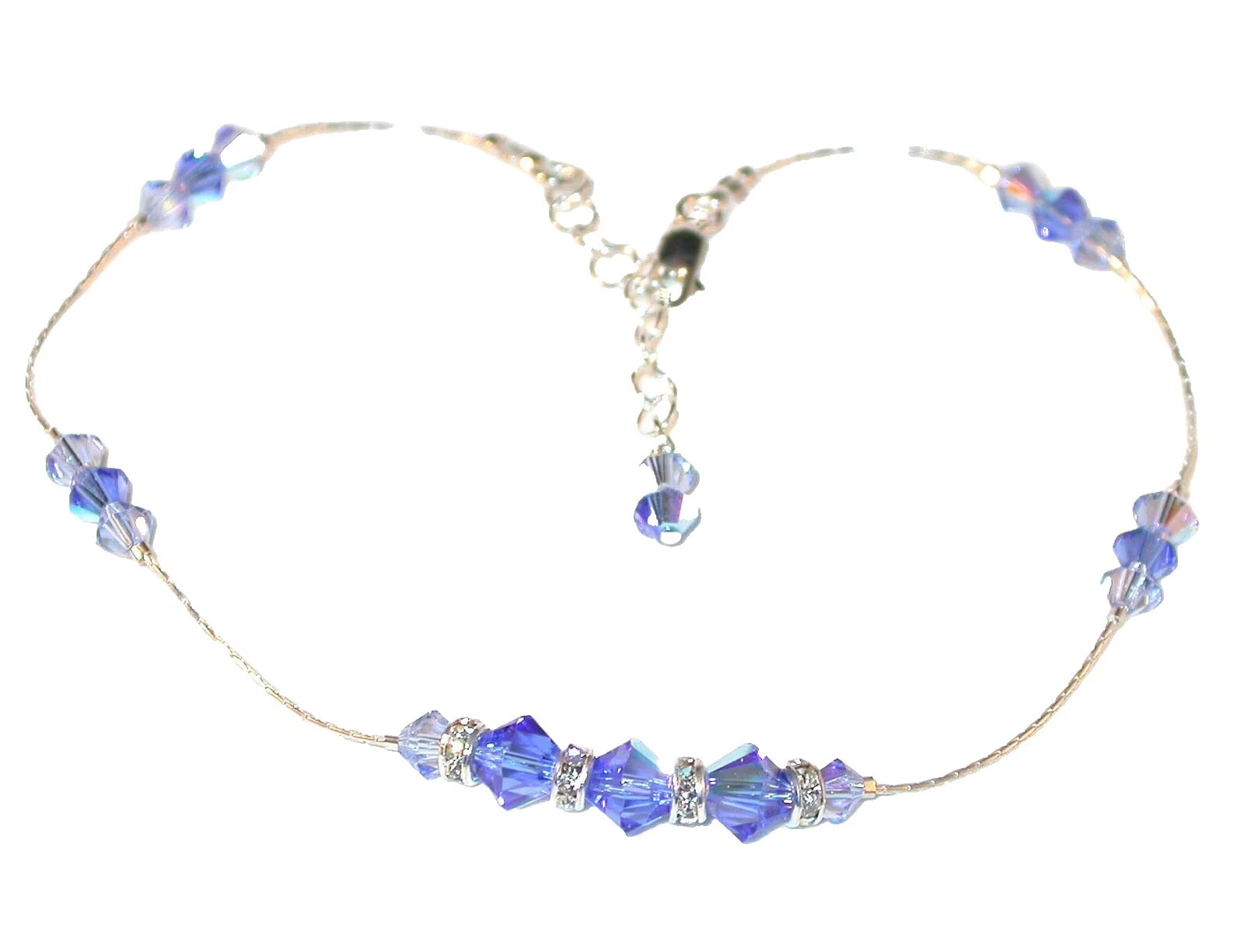 Tobillas artesanales de plata esterlina