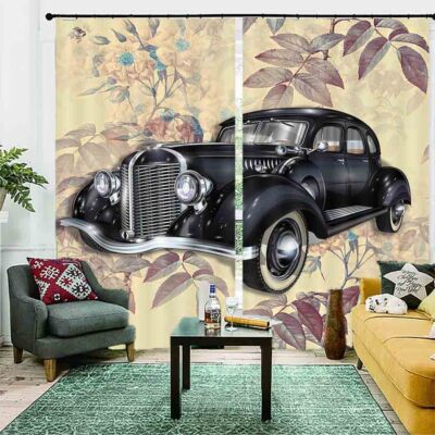 Tutorial Surface Sky 3D Curtain Blockout Photo Printing Curtains Drape Fabric