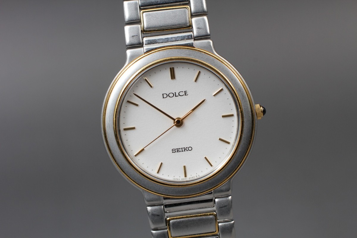 Near MINT* Vintage SEIKO Dolce 8N41-6040 Men's 31mm Quartz Near MINT* Vintage SEIKO Dolce 8N41-6040 Men's 31mm Quartz