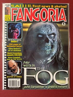 Fangoria Magazine #247 October 2005 Carpenter's The Fog, Doom, Clive Barker
