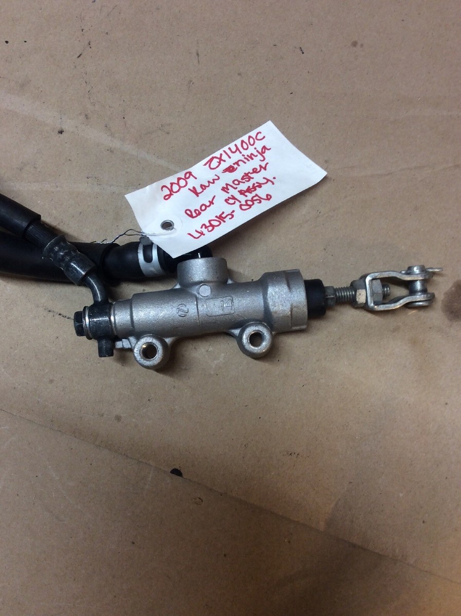 2009 KAWASAKI NINJA ZX14 ZX 1400 OEM RIGHT REAR MASTER 2009 KAWASAKI NINJA ZX14 ZX 1400 OEM RIGHT REAR MASTER