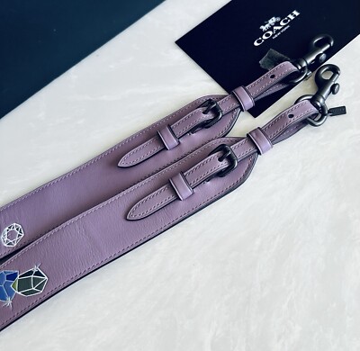 NWT Disney X Coach Bashful Strap 32795 NWT DISNEY X COACH BASHFUL STRAP PURPLE LEATHER 32795 | eBay main image 2
