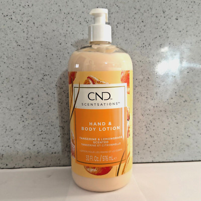 CND Hand & Body Scentsations Tangerine & Lemongrass Lotion 976 ml / 33 oz