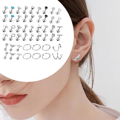 Piercing Schmuck Ohrstecker, Ohrstecker für Frauen Grills, Lippenpiercing Schmuck,