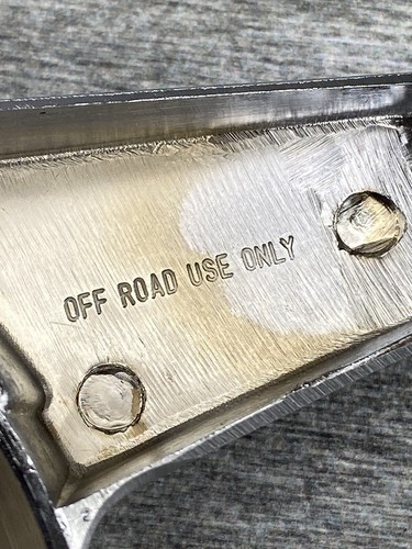 VTG Chrome Center Spinners 3-Bar Directional Swept Set 4 USA 90s NOS Ford OBS - Picture 11 of 24