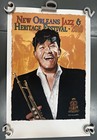 2010 New Orleans Jazz Fest Poster of Louis Prima by artist Tony Bennett -Signed