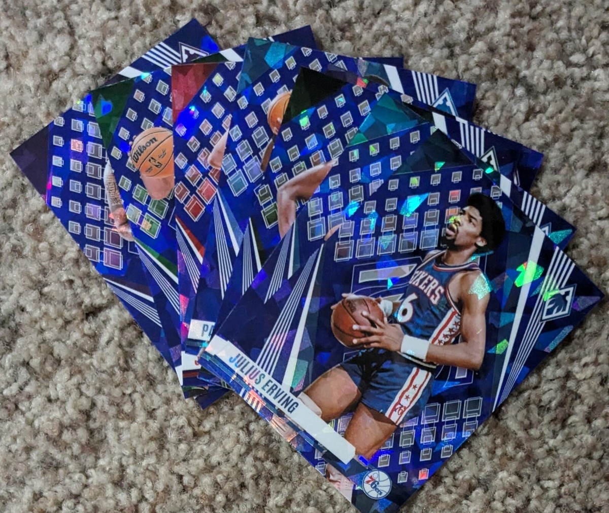 2023-24 Panini Phoenix Basketball - BLUE CRACKED ICE - Pick Your