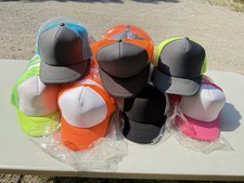 Lot Of 88 New Cobra Blank Hats Meshback Neon Foam Trucker Snapback Closure Caps Lot Of 88 New Cobra Blank Hats Meshback Neon Foam Trucker Snapback Closure Caps