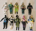 Vintage GI Joe  Cobra - LOT OF 10 ACTION FIGURES Vintage - Hasbro Snake Eyes