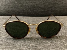 Vintage Giorgio Armani Designer Tortoise Shell Sunglasses - GA 713 Italy