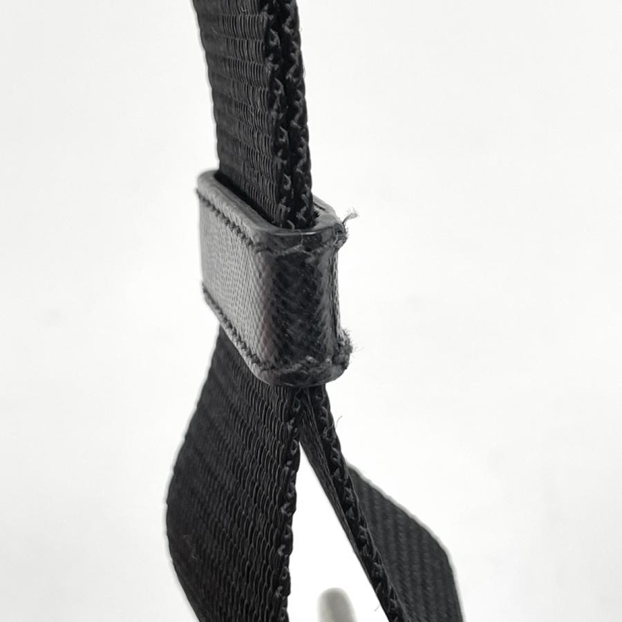 PRADA Plate Shoulder Bag Nylon Black 29cm #BS1852 thumbnail 5