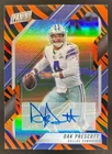 2022 Panini National VIP Gold Pack Dak Prescott Tiger Stripes Auto #1/1