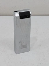 Vintage IM Corona Pipe Lighter Quartz Flame System Silver Tone Push Button Click