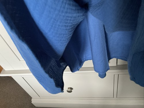 Principals Azul Maxi Vestido Talla 14 Nuevo Doble Gasa Tela Ligera Para Summe - Imagen 6 de 7