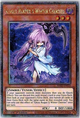 Ghost Reaper & Winter Cherries (Quarter Century Secret Rare) RA03-EN014 Near Min