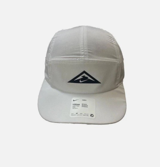 Nike Trail Dri-Fit AW84 Vent Adjustable White Running Cap Hat
