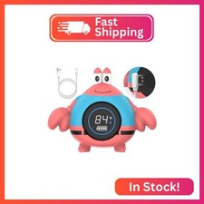 BabyElf Rechargeable Baby Bath Thermometer   Floating Crab Water Temperature The