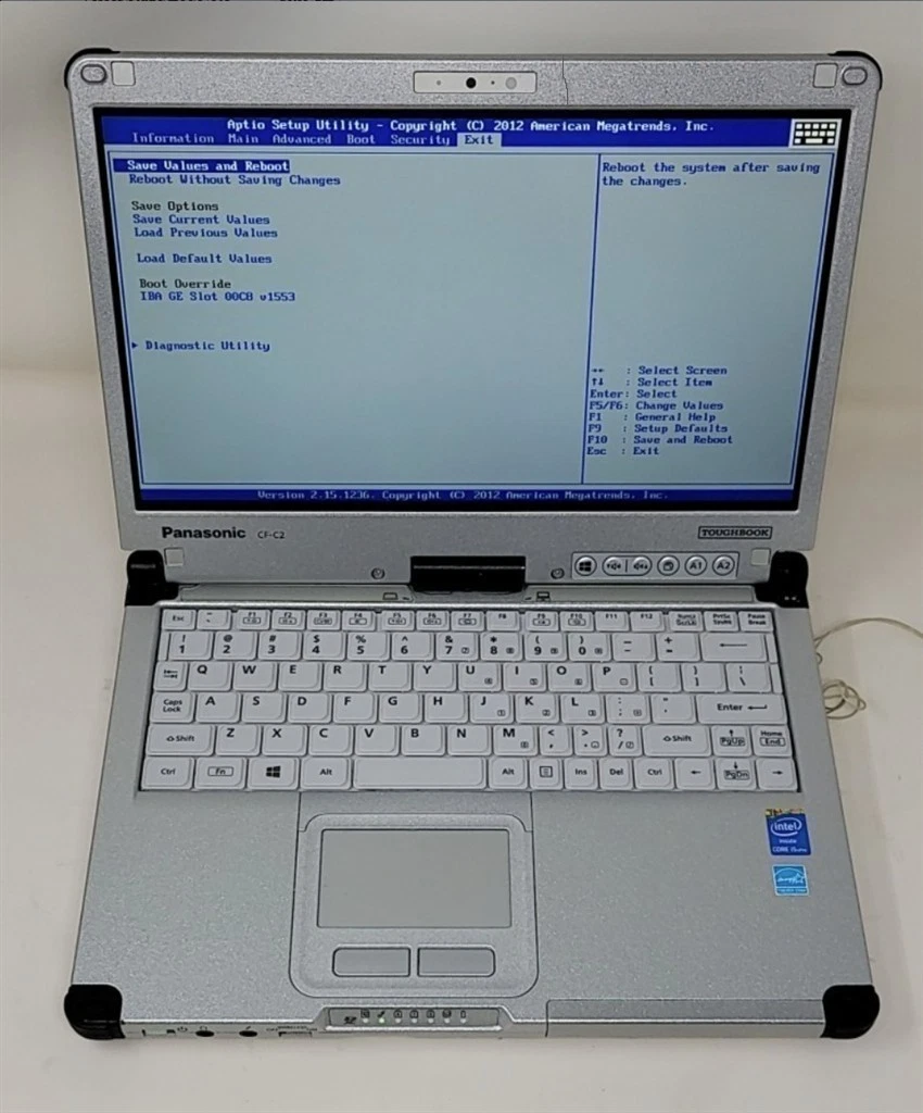 Panasonic 4 GB RAM PC Laptops & Netbooks 12-12.9 in Screen for