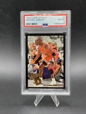 1992-93 Fleer "TOTAL D"  #5 Michael Jordan PSA 6 EX-MT