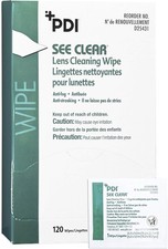 120 Count Lens Cleaning Wipes for Eyeglasses, Pre-Moistened Individually Wrapped