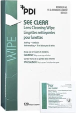 120 Count Lens Cleaning Wipes for Eyeglasses, Pre-Moistened Individually Wrapped