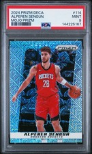 2024 Panini Prizm Deca Alperen Sengun Mojo Prizm #11/25 PSA 9 Mint