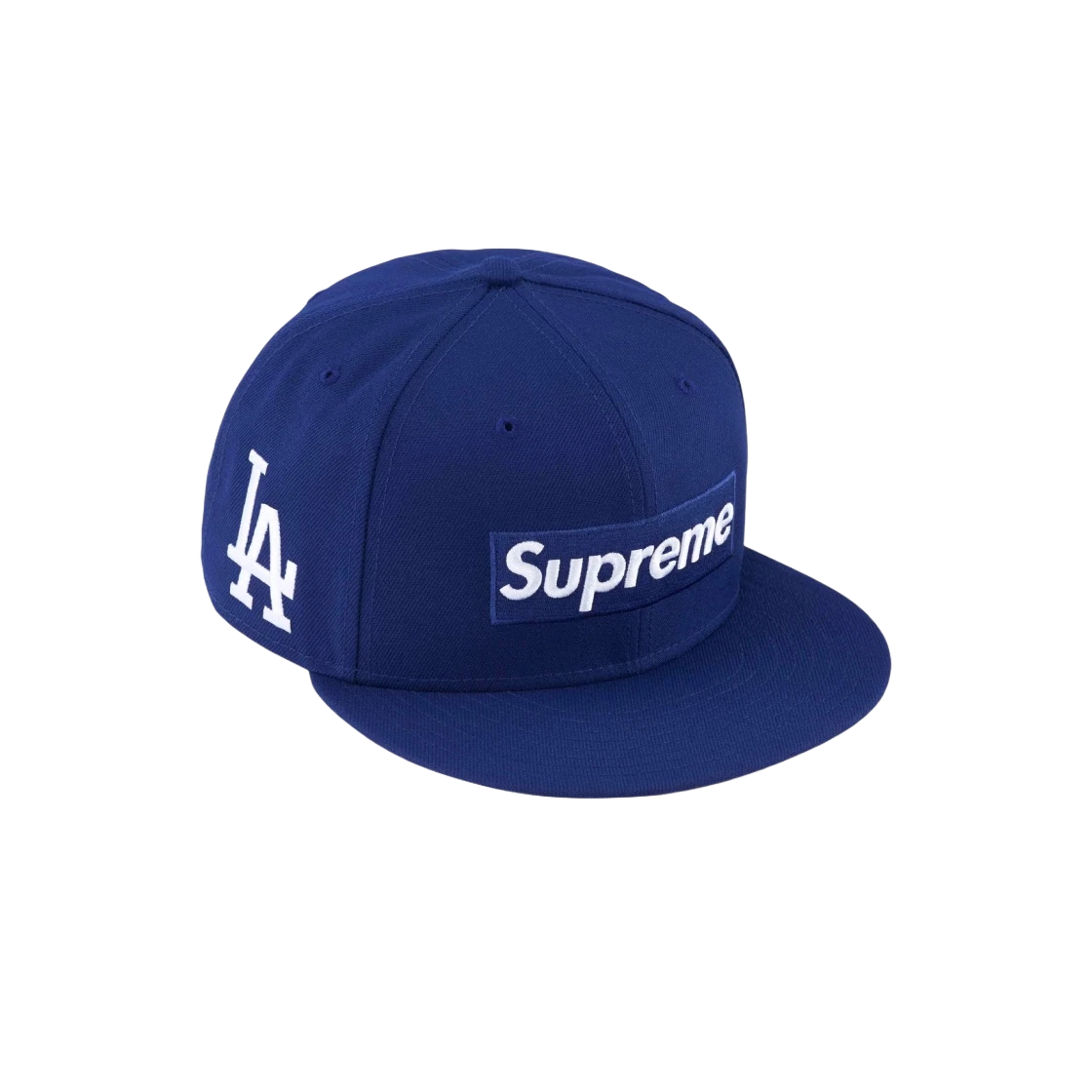 Logo boîte Supreme x MLB Teams New Era Dark Royal Los Angeles   24SS