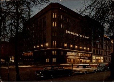 Hotel Europischer Hof Homburg Germany vintage postcard u388