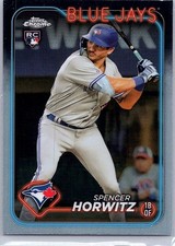 2024 Topps Chrome #26 Spencer Horwitz Refractors RC