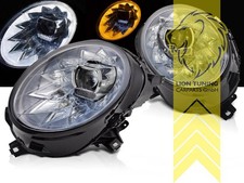 Voll LED Tagfahrlicht Scheinwerfer f&uuml;r Mini F55 F56 F57 chrom