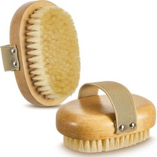 2 Pcs Soft Dog Brush Boar Bristle Pet Brush for Short Haired Puppy and Cats w...