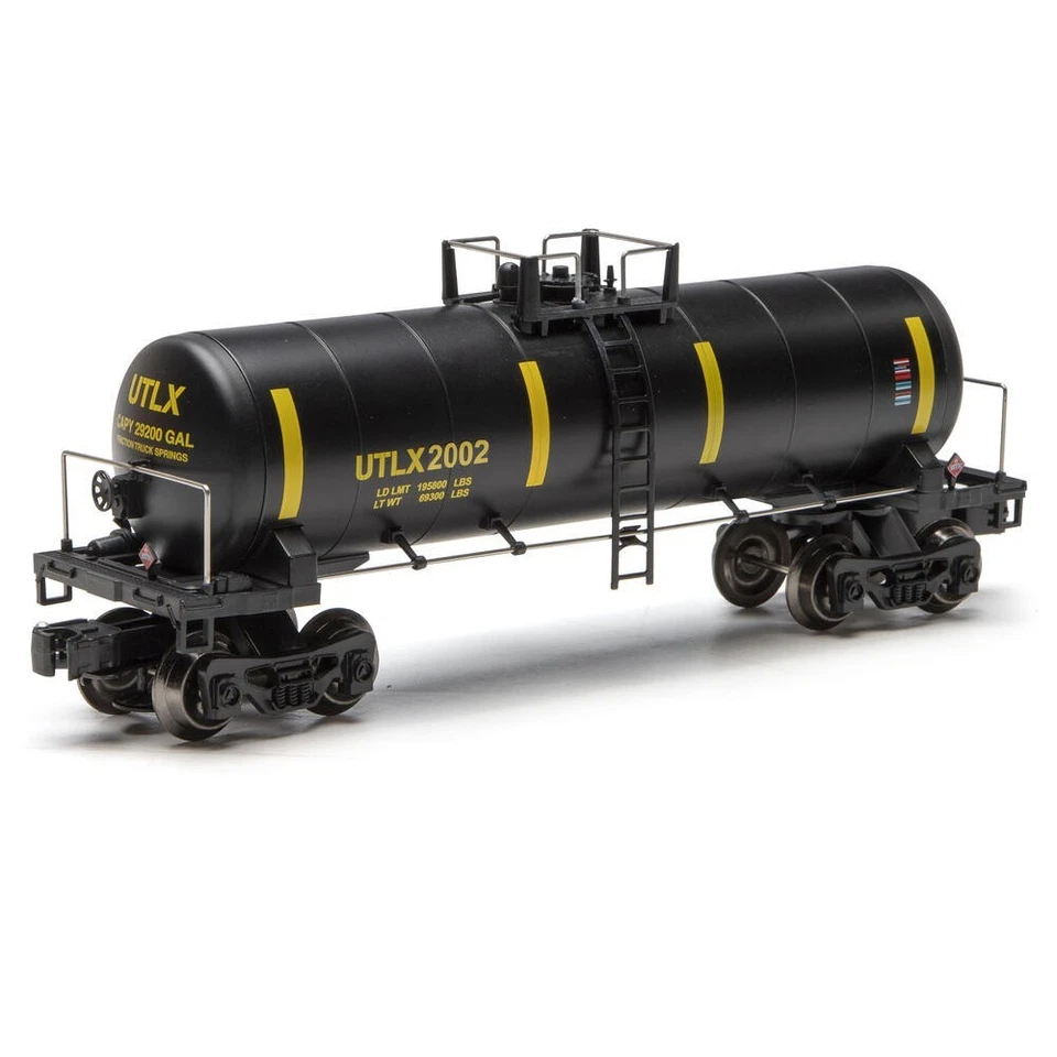 6 PACK O Gauge Modern Tank Car - UTLX BLACK - New - Free Shipping - Image 2 of 4