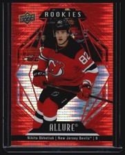 2022-23 Upper Deck Allure #134 Nikita Okhotiuk Red Rainbow