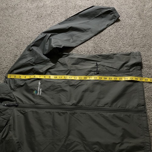 NEW LL Bean Casco Bay Windbreaker Jacket Womens XL Gray Full Zip COMPANY LOGO - Picture 10 of 10
